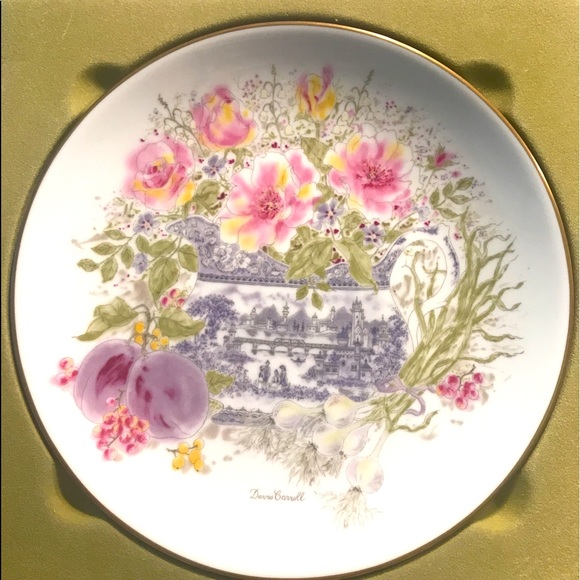 Davis Carroll Accents Vintage Davis Carroll Signed Collector Plate